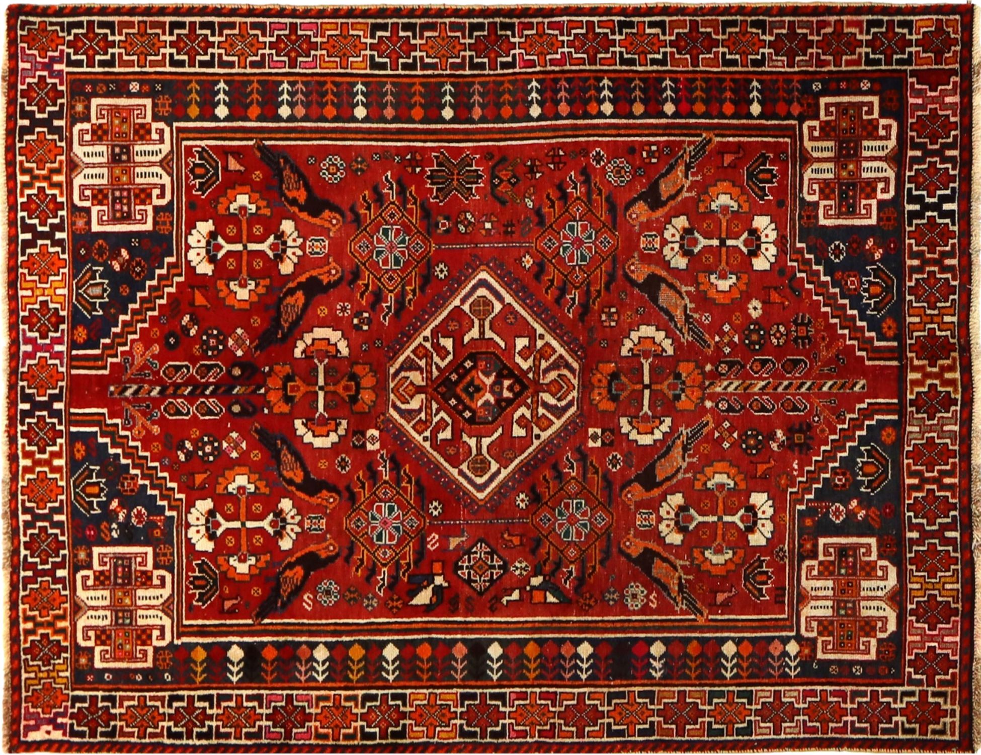 Persian Rug  red  <br/>203 x 126 cm