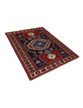 Blå Persia Persisk teppe  132 x 92 cm