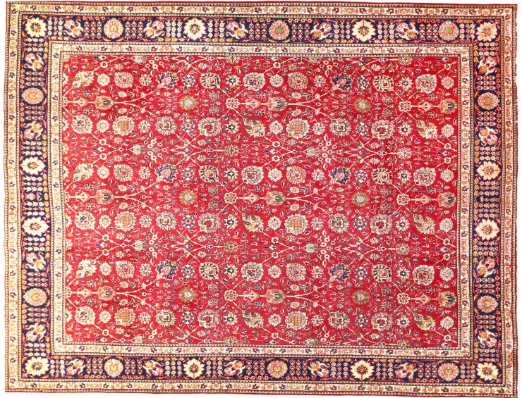 Rød Persien Persisk Tæppe 381 x 310 cm