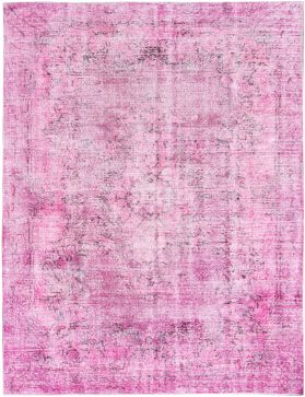 Tapis vintage 306 x 190 rose