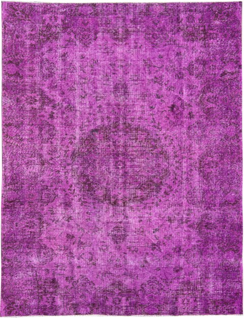 Lila Türkei Vintage Teppich 265 x 167 cm
