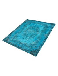 Turquoise Turc Tapis vintage 210 x 110 cm - view 1