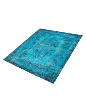 Turquoise Turc Tapis vintage  210 x 110 cm