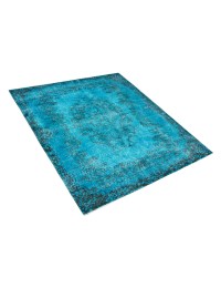 Turquoise Turc Tapis vintage 210 x 110 cm - view 2