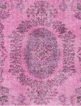 Rosa Turco Tappeto vintage  277 x 163 cm
