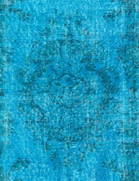 Turkoise Turkey Vintage Carpet 200 x 118 cm - view 3