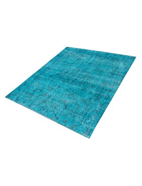 Turquoise Turc Tapis vintage 205 x 113 cm - view 1