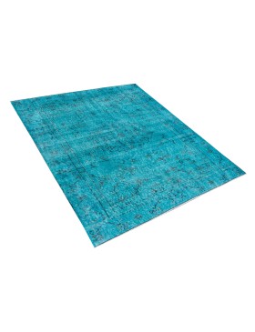 Turquoise Turc Tapis vintage 205 x 113 cm - view 2