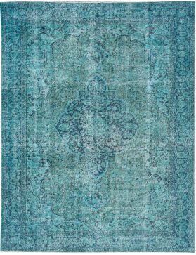 Tapis vintage 269 x 197 turquoise
