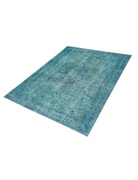 Tapis vintage 269 x 197 turquoise