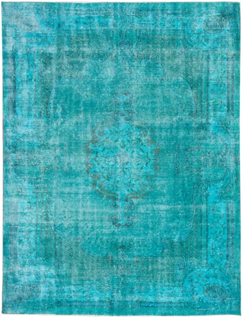 Turkis Tyrkiet Vintagetæppe 275 x 173 cm