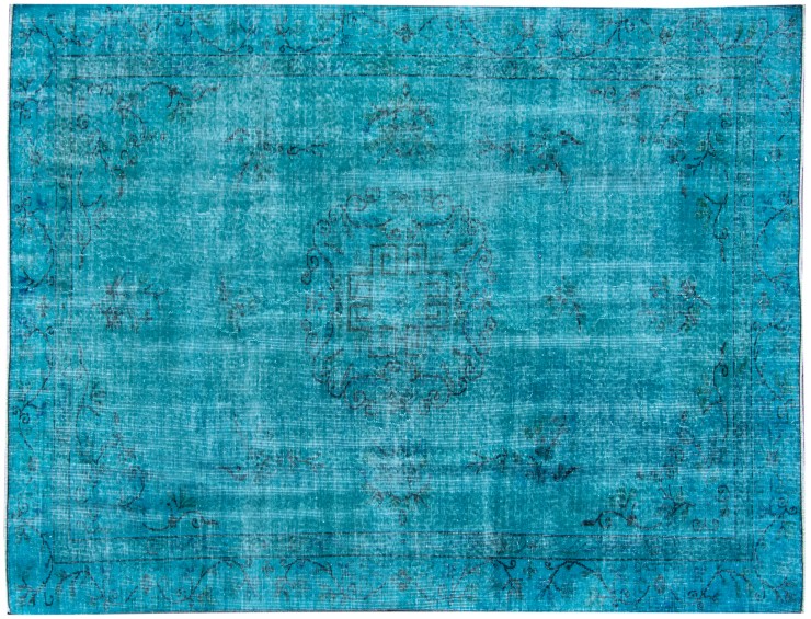 Blauw Turkije Vintage Tapijt 270 x 180 cm
