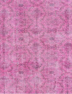 Rosa Turkiet vintage matta  285 x 167 cm
