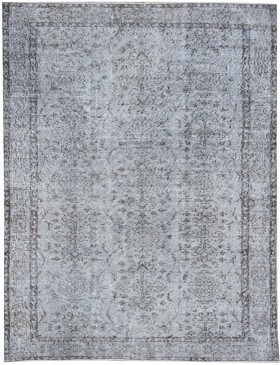 Grå Turkiet vintage matta  217 x 123 cm