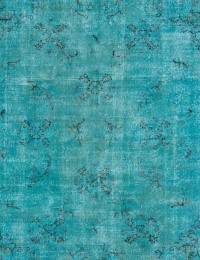 Turquesa Turquía Alfombra vintage 304 x 203 cm - view 4