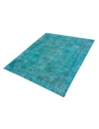 Turquesa Turquía Alfombra vintage 304 x 203 cm - view 1