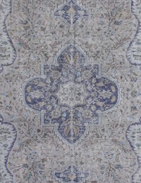 Grau Türkei Vintage Teppich  287 x 176 cm