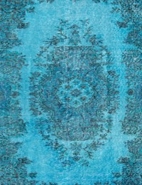 Blauw Turkije Vintage Tapijt 220 x 115 cm - view 4