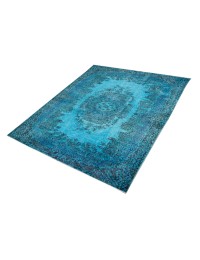 Blauw Turkije Vintage Tapijt 220 x 115 cm - view 2