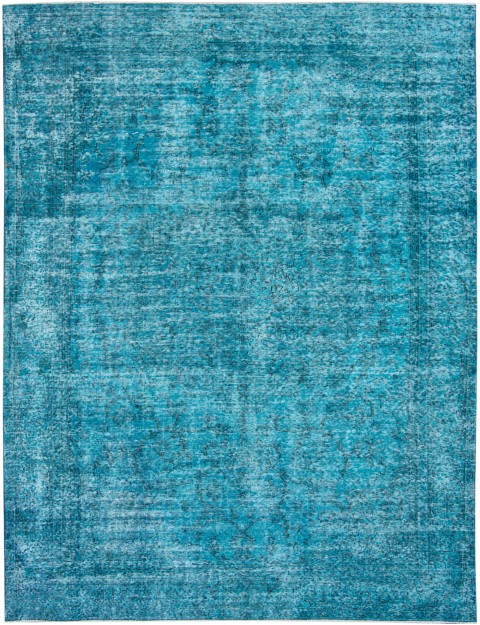 Blau Türkei Vintage Teppich 283 x 193 cm