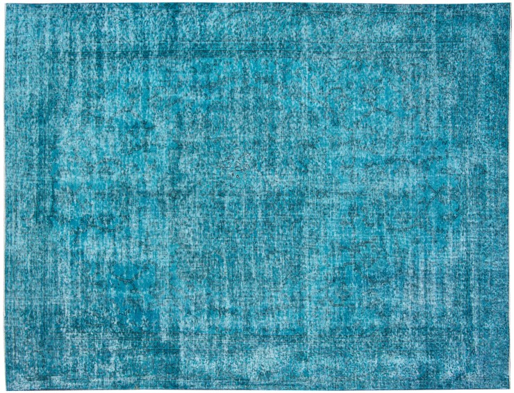 Blauw Turkije Vintage Tapijt 283 x 193 cm