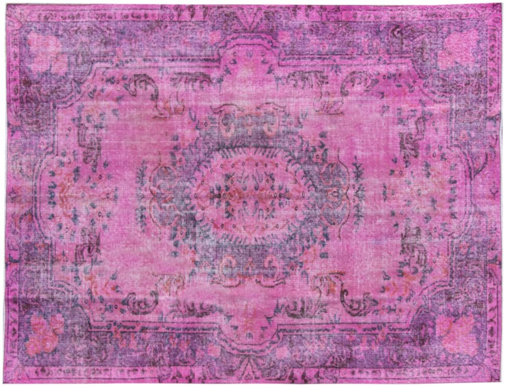 Roze Turkije Vintage Tapijt 254 x 174 cm