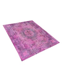 Roze Turkije Vintage Tapijt 254 x 174 cm - view 3