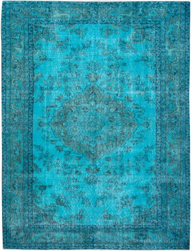 Blauw Turkije Vintage Tapijt  293 x 166 cm