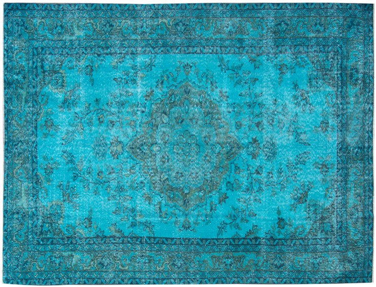 Blau Türkei Vintage Teppich  293 x 166 cm