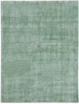 Grøn Tyrkiet Vintagetæppe 182 x 132 cm