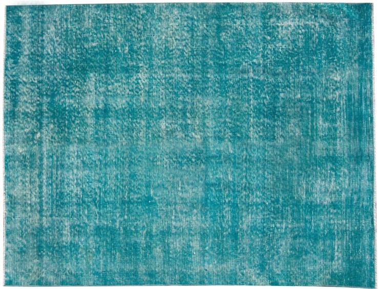 Turquoise Turc Tapis vintage 200 x 110 cm