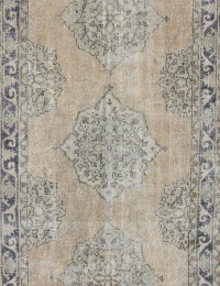 Beige Turquía Alfombra vintage 400 x 140 cm - view 4