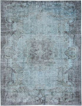 Tappeto vintage 307 x 175 blu