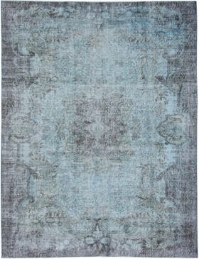 Azul Turquía Alfombra vintage  307 x 175 cm