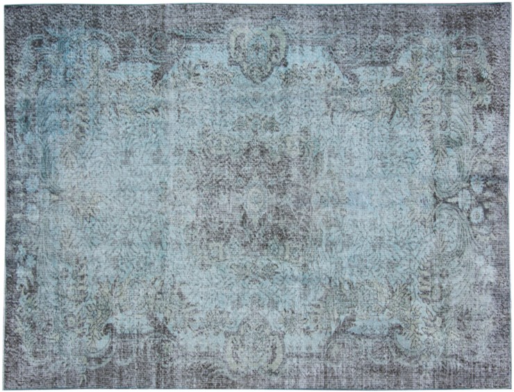 Azul Turquía Alfombra vintage 307 x 175 cm