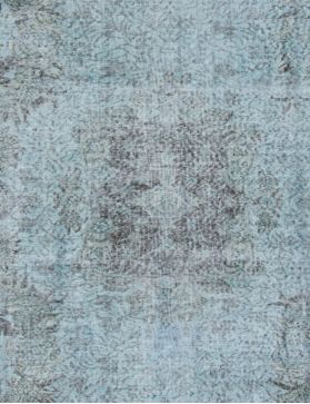 Tappeto vintage 307 x 175 blu