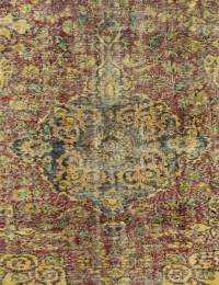 Geel Turkije Vintage Tapijt 260 x 166 cm - view 4