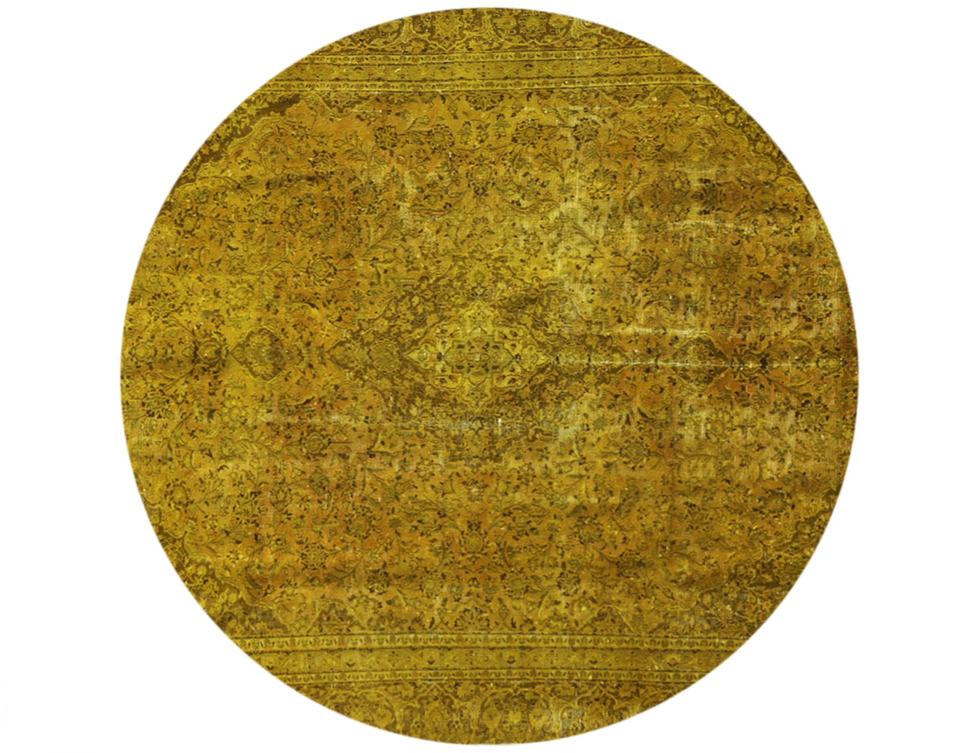 Tappeto Vintage  giallo <br/>253 x 253 cm