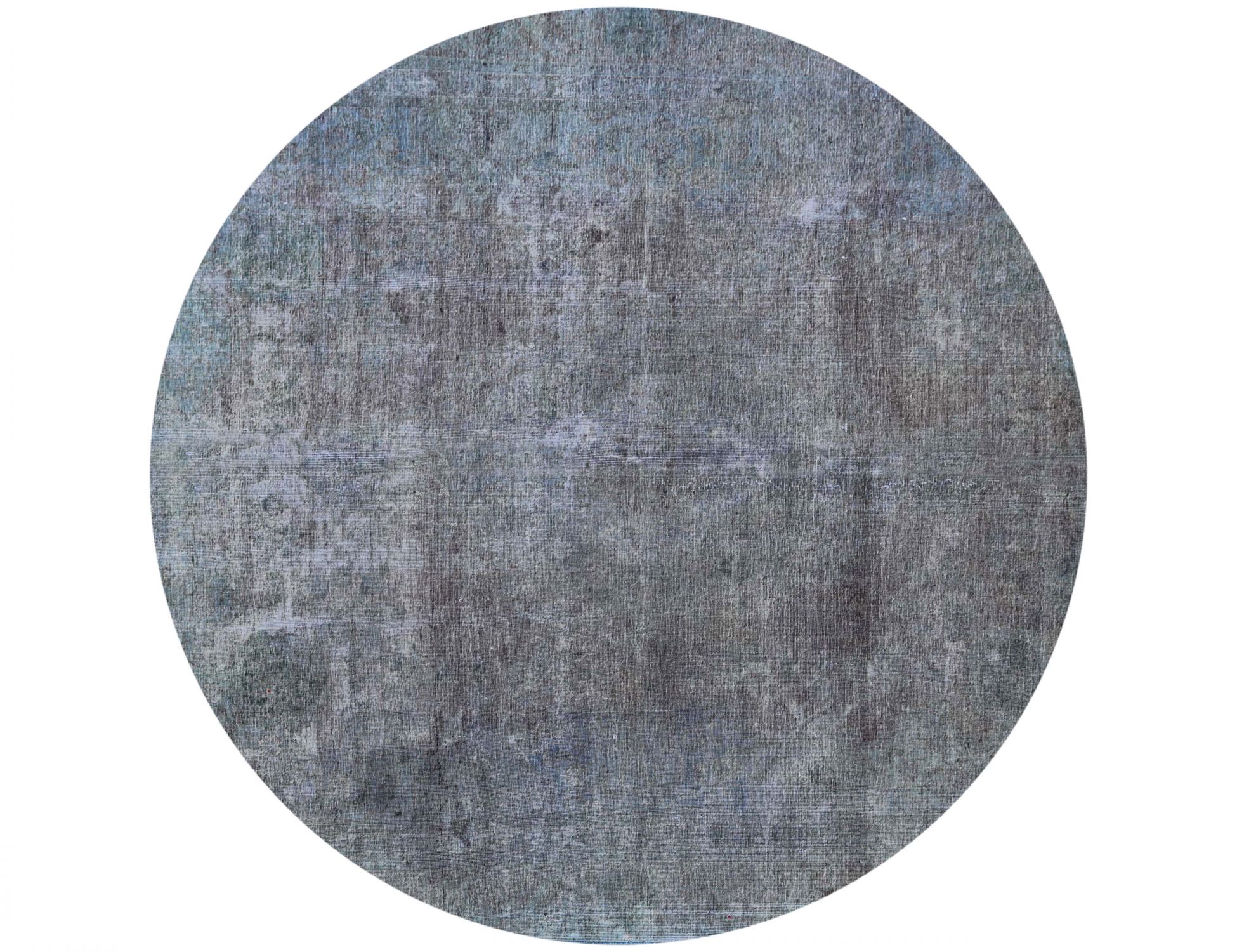 Rund Vintage Teppich rund  blau <br/>250 x 250 cm