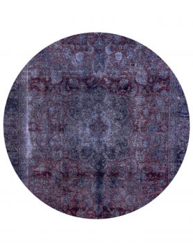 Rund Vintage Teppich rund  blau <br/>263 x 263 cm