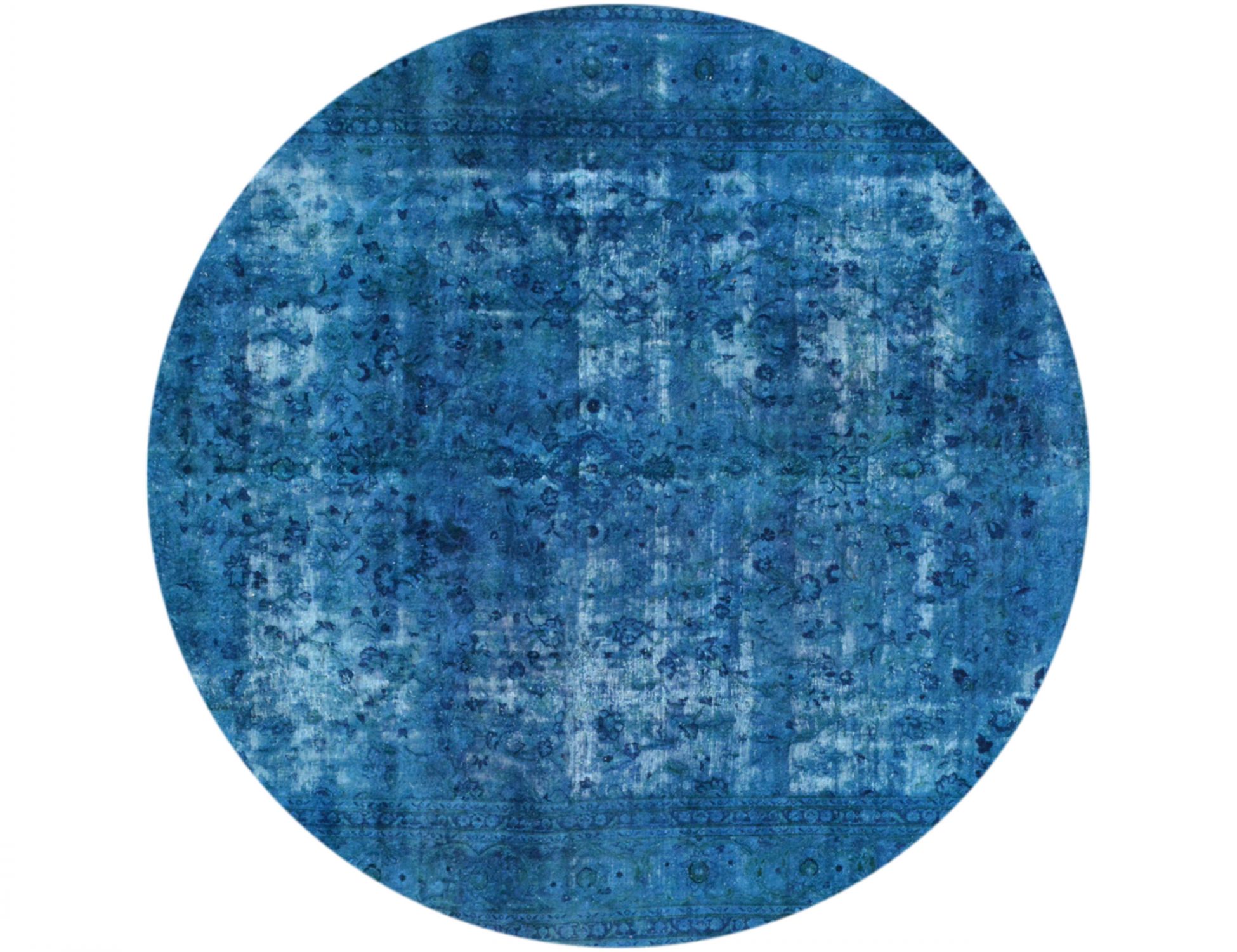 Tappeto Vintage  blu <br/>289 x 289 cm
