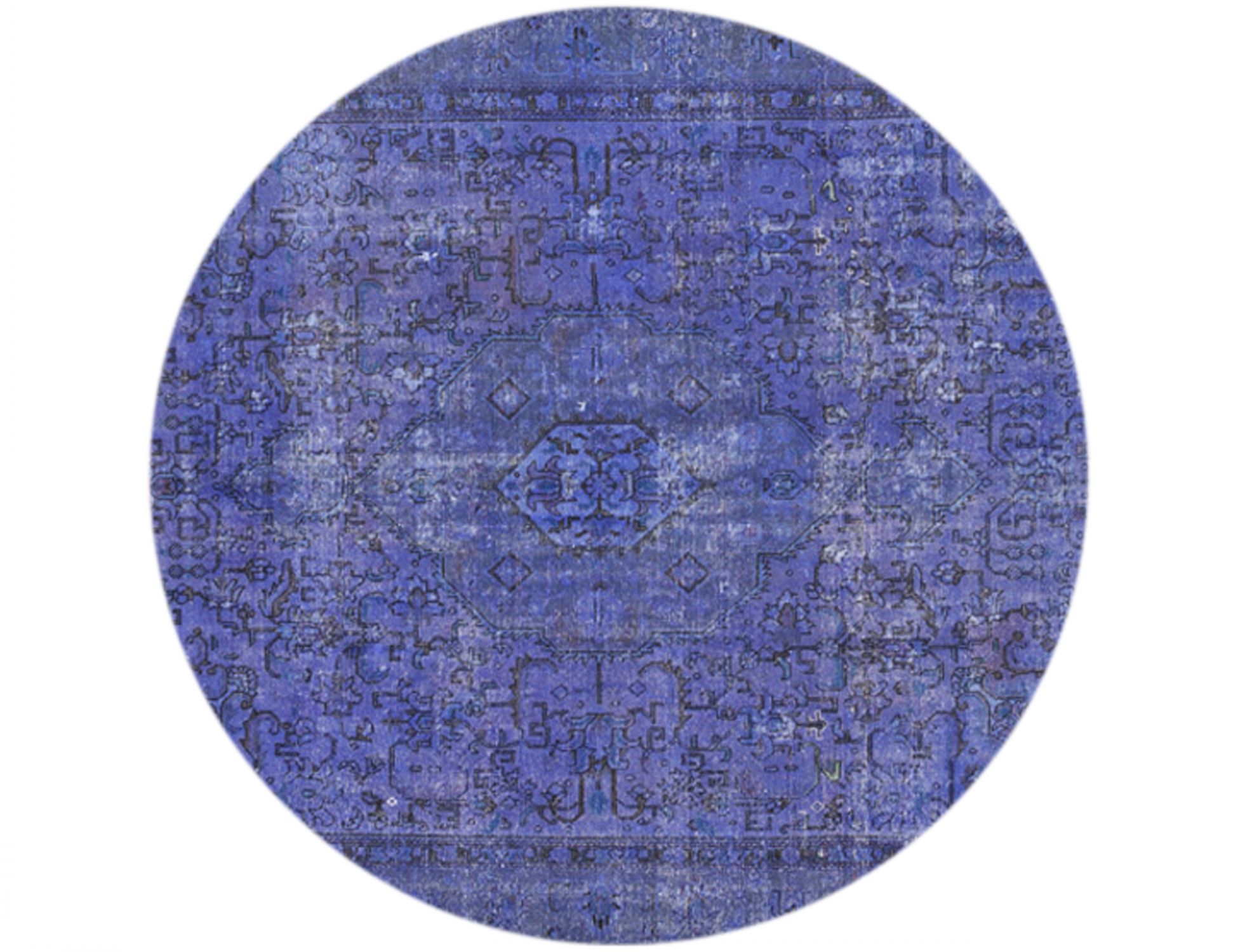 Tappeto Vintage  blu <br/>275 x 275 cm