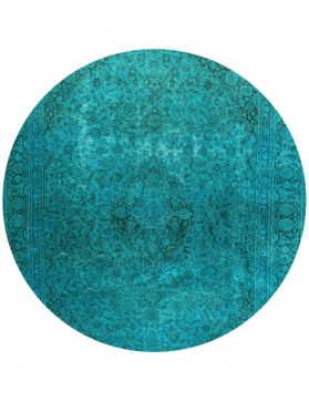 Vintage Tapis 270 X 270 turquoise