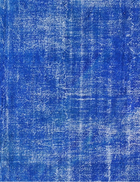 Azul Turquía Alfombra vintage  256 x 256 cm