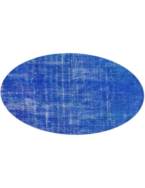 Azul Turquía Alfombra vintage  256 x 256 cm