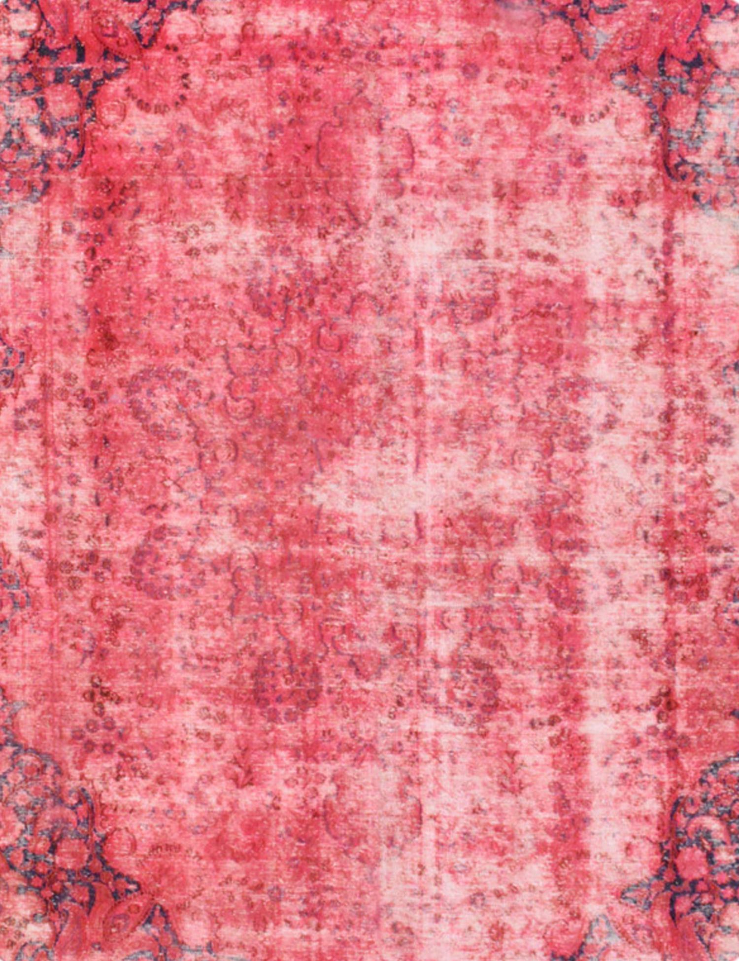 Rund Vintage Teppich rund  rot <br/>293 x 293 cm