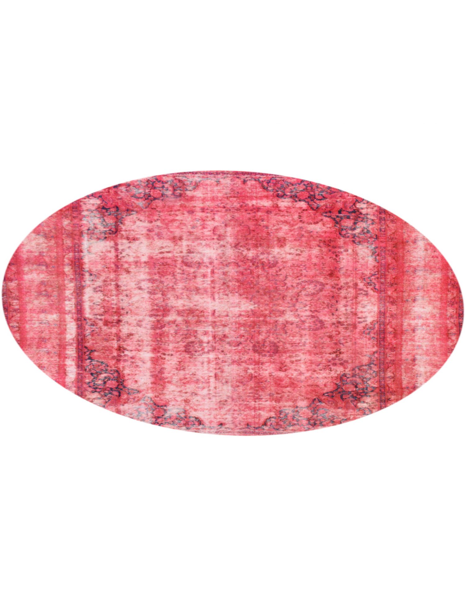 Rund Vintage Teppich rund  rot <br/>293 x 293 cm