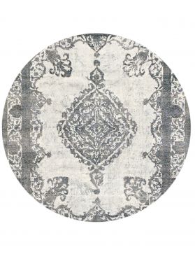 Rund Vintage Teppich rund   grau <br/>250 x 250 cm