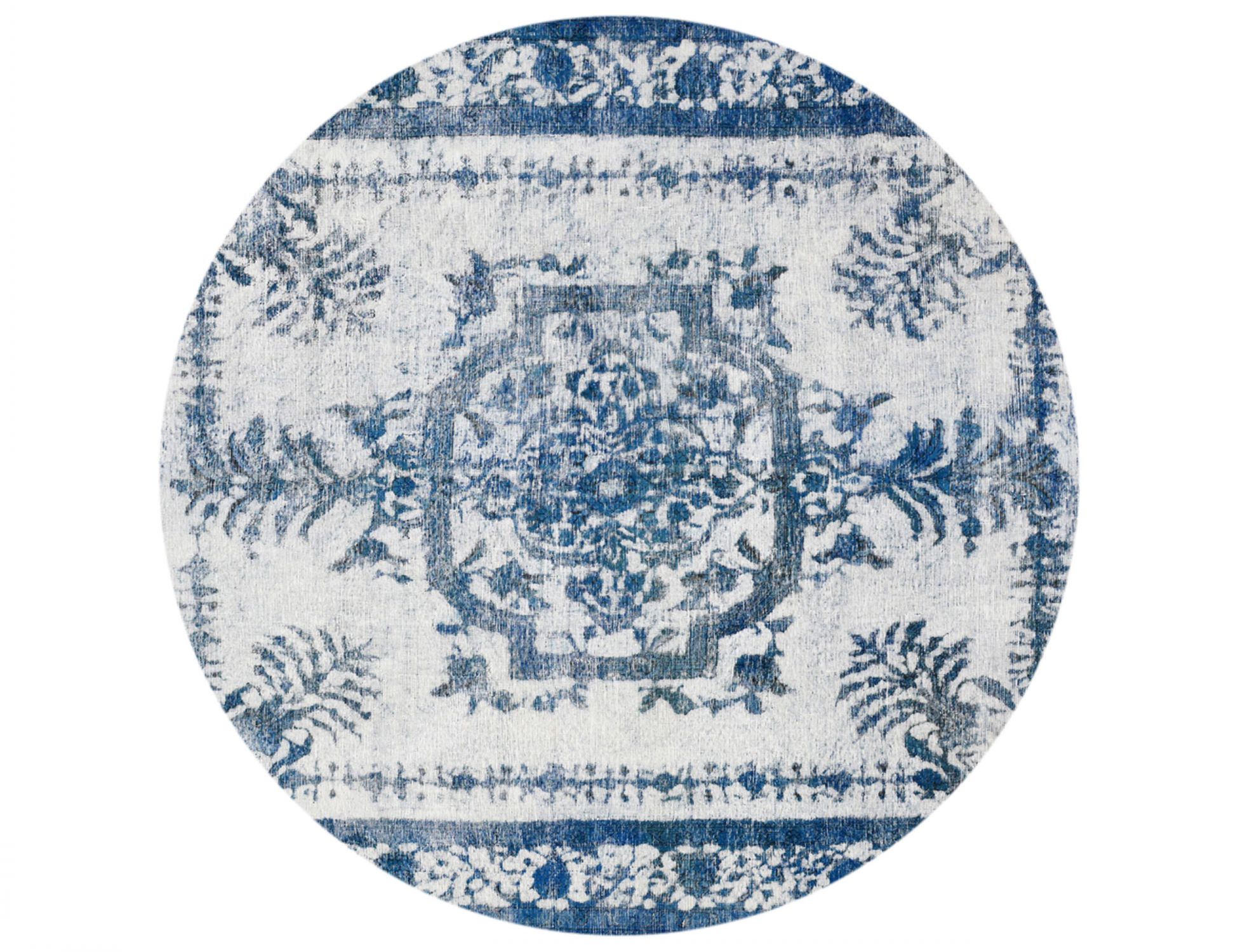 Tappeto Vintage  blu <br/>302 x 302 cm