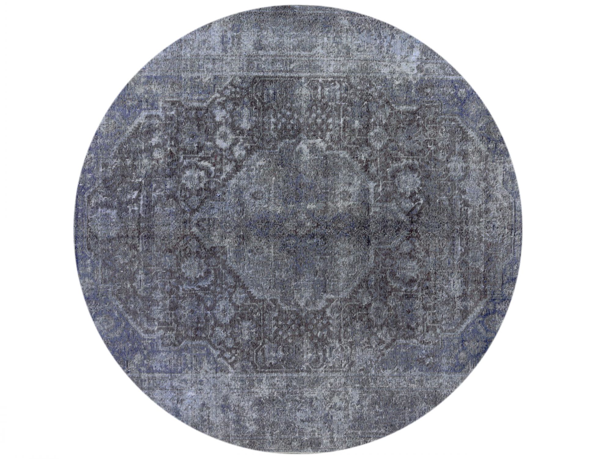 Tappeto Vintage  blu <br/>277 x 277 cm